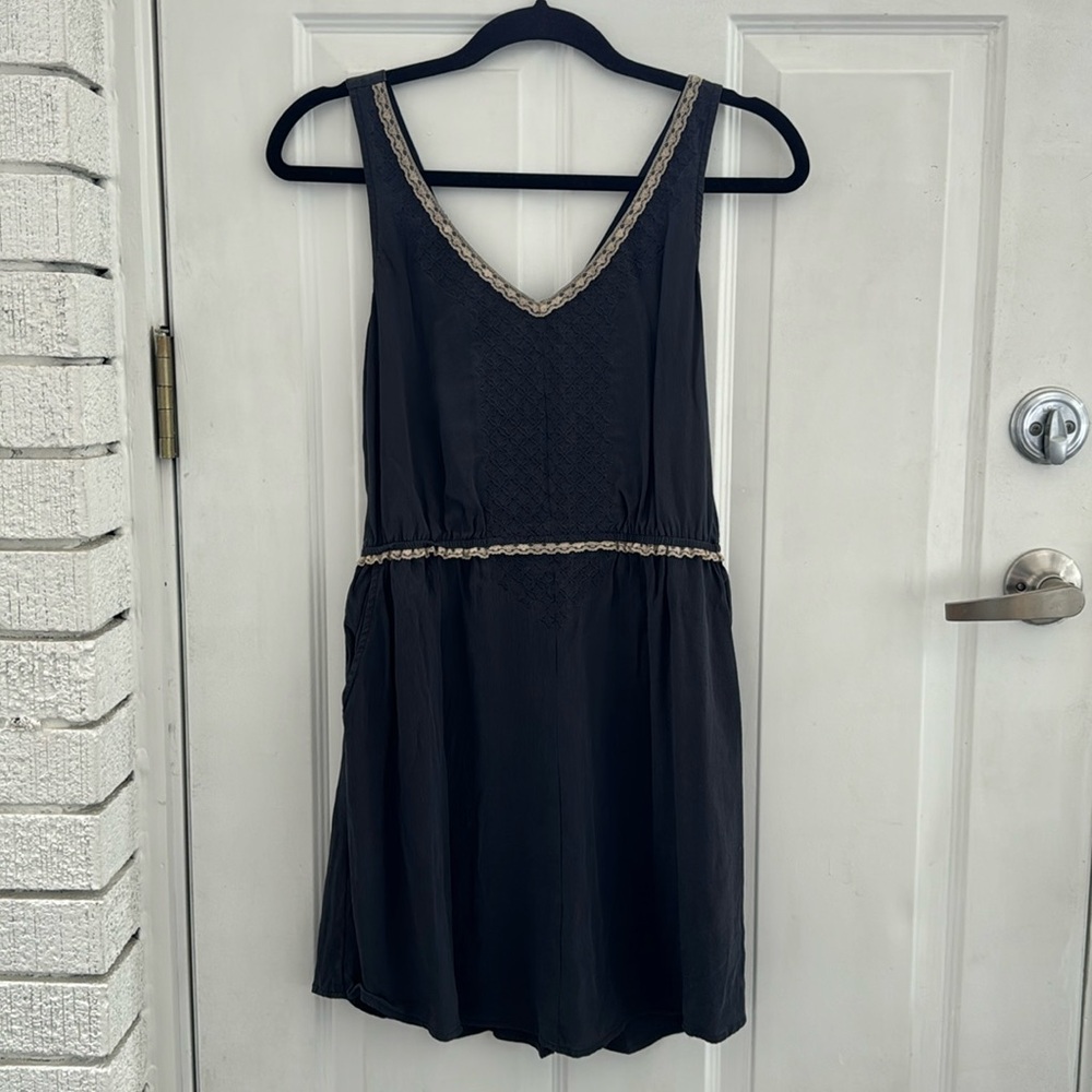 Quicksilver silk mini dress